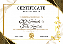 Meritorious award for RH Travels